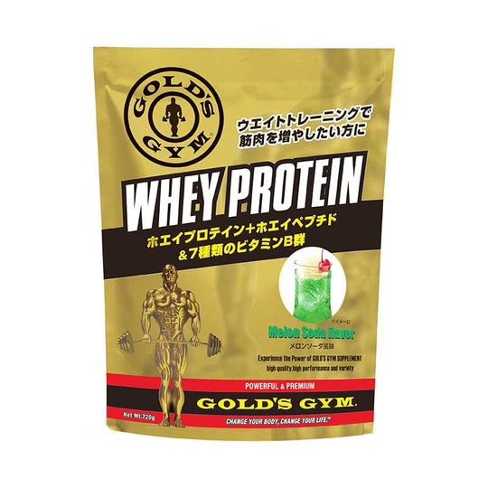 [Limited Quantity] GOLD'S GYM F6472 Whey Protein, Melon Soda Flavor, 720g 