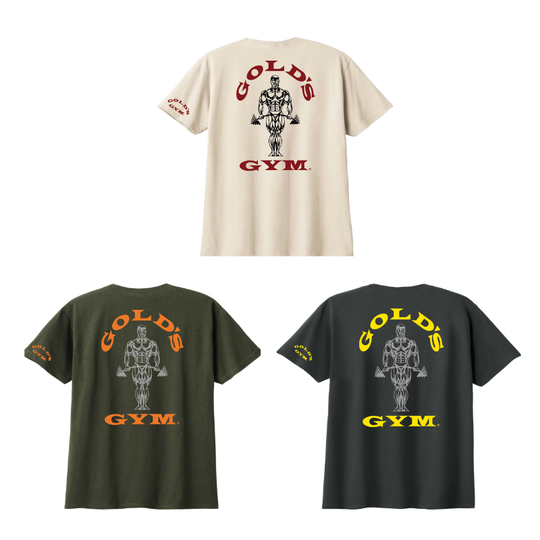 GOLD'S GYM G2270 Back Print Logo T-Shirt 