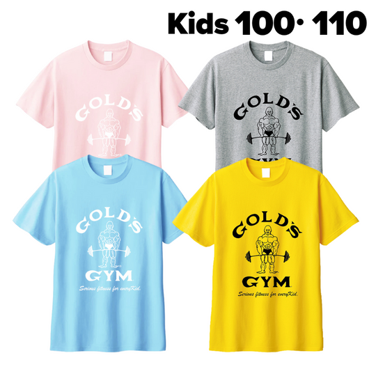 GOLD'S GYM G2229 Kids' T-Shirt (Classic Joe) 100cm 110cm