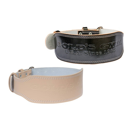 GOLD'S GYM G3322 EX Leather Belt [Natural] [Partially Out of Stock]