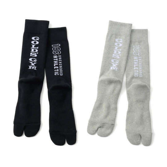 【8/18(火)限定発売】GOLD'S GYM ×100A NODAL SOCKS G2034 2色セット
