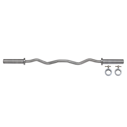 IVANKO IOC-1 Olympic Arm Curl Bar, 1200mm, 10kg