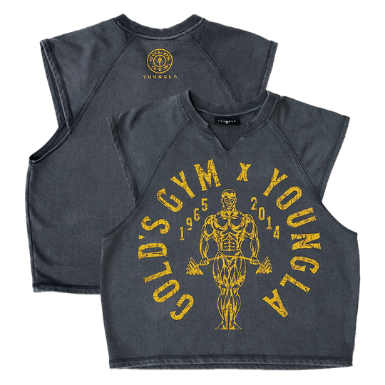 GOLD'S GYM × YoungLA カットオフTシャツ G5728 【数量限定】