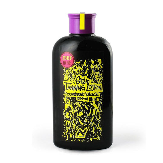 JBBF推奨 セルフタンニングローション コンテストブラック 200ml ナーブス