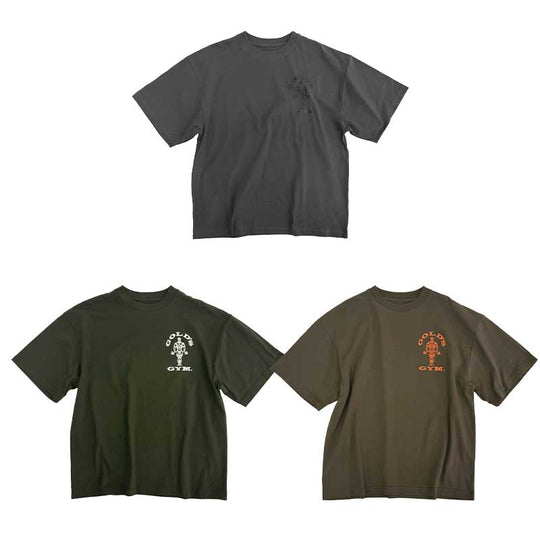 【フィットネスショップ別注】 G2270 GOLD'S GYM ヒストリーバックプリントTシャツ