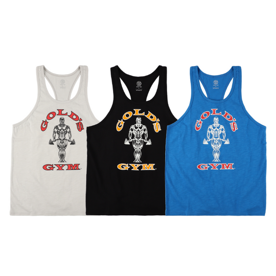 GOLD'S GYM G5510 Cotton Slub Tank Top (Terminator) 