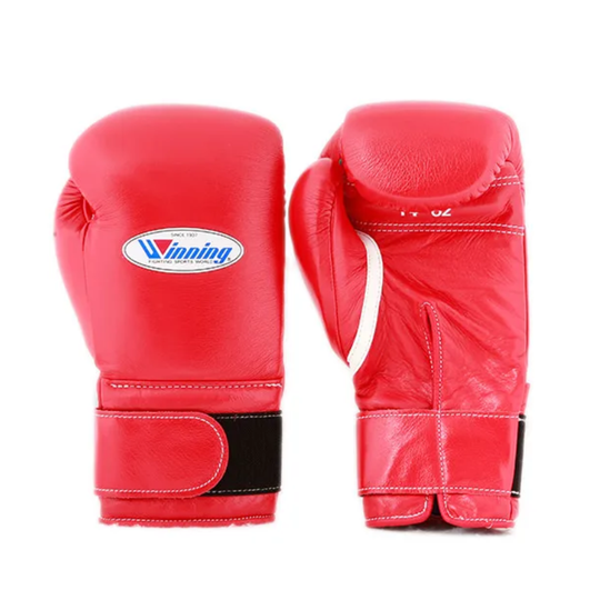 Winning Boxing Gloves Professional Type Lace-Up MS-200B 8oz RED