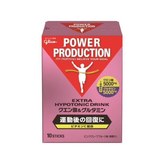 グリコパワープロダクション エキストラハイポトニックドリンク クエン酸&グルタミン 10本入