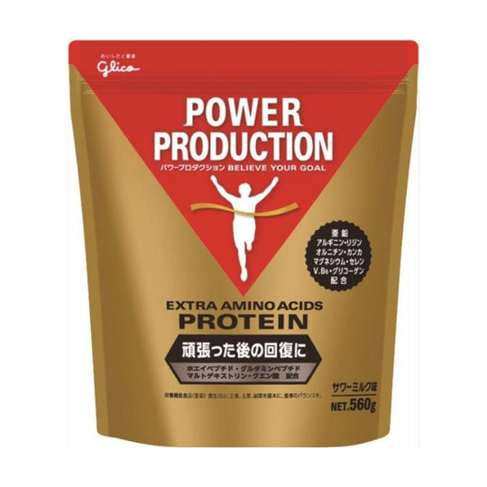 Glico Power Production Extra Amino Acid Protein, Sour Milk Flavor, 480g