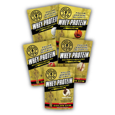 GOLD'S GYM Whey Protein + Whey Peptides &amp; Vitamins Small Bag [Chocolate Now in Stock]