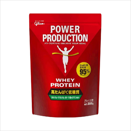 Glico Power Production Whey Protein, Plain Flavor, 680g